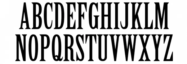 CheGuevara Text Serif Шрифта ВЕРХНИЙ