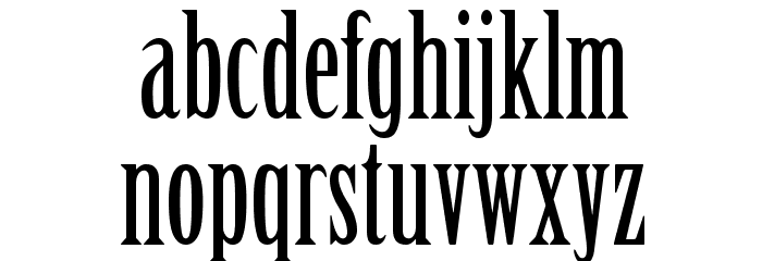 CheGuevara Text Serif Font LOWERCASE