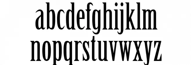 CheGuevara Text Serif Caratteri MINUSCOLO