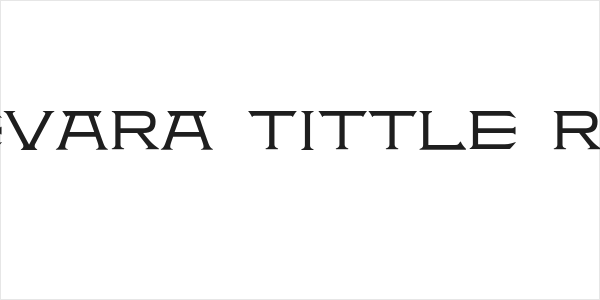 CheGuevara Tittle Regular Logo