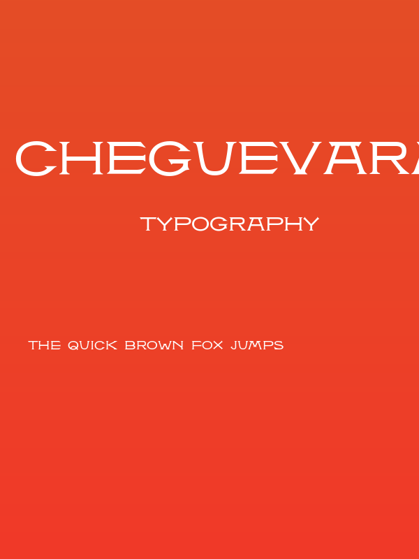 CheGuevara Tittle Regular Poster