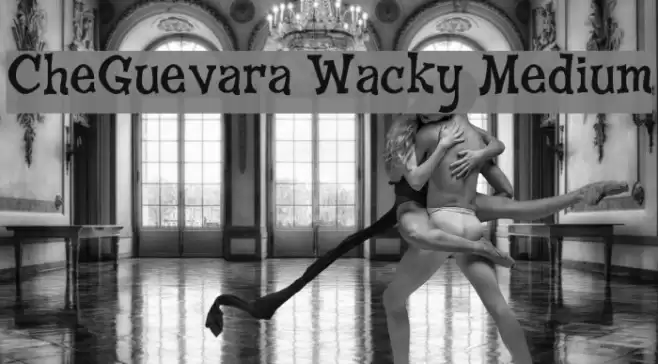 CheGuevara Wacky Medium Font examples