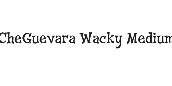 CheGuevara Wacky Medium Logo