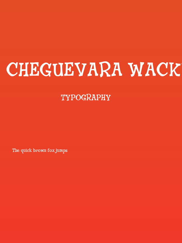 CheGuevara Wacky Medium Poster