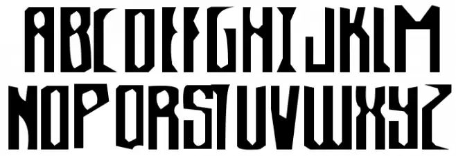 Cheap-Ass Phaser Schriftart Groß