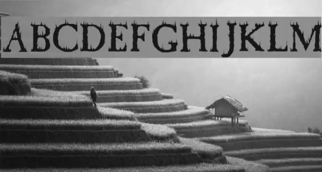 Cheap Fire Font examples