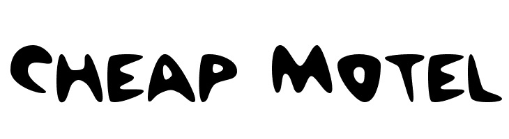 Cheap Motel Font