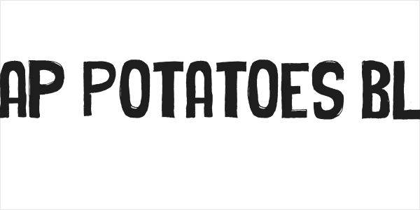 Cheap Potatoes Black Logo