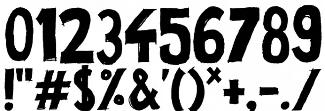 Cheap Potatoes Font OTHER CHARS