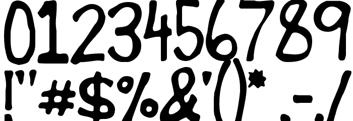 Cheap Seven Inches Font OTHER CHARS