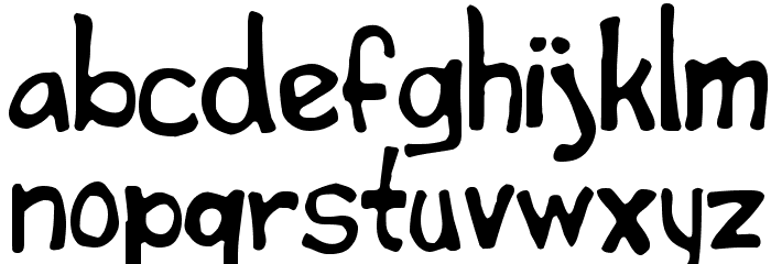 Cheap Seven Inches Font LOWERCASE