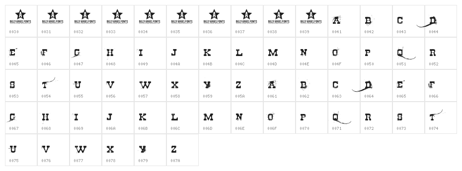 Cheap stealer Character Map
