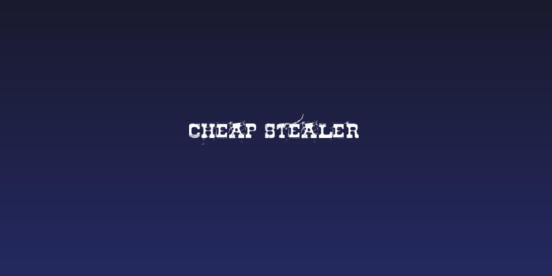 Cheap stealer Social Header