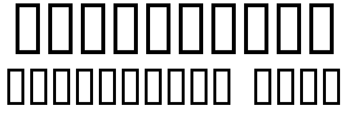 CheapFrames-Regular Font OTHER CHARS
