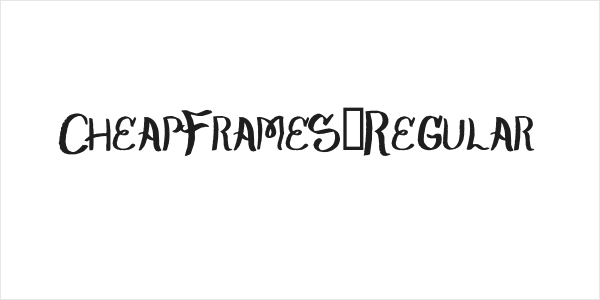 CheapFrames-Regular Logo