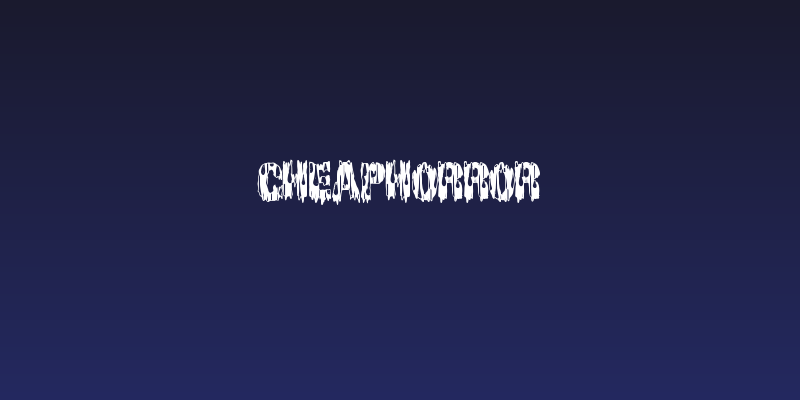 CheapHorror Social Header