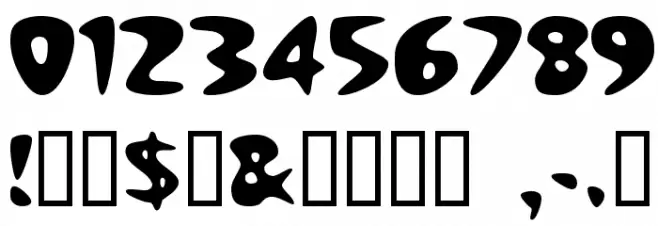 CheapPizza Heavy フォント その他の文字