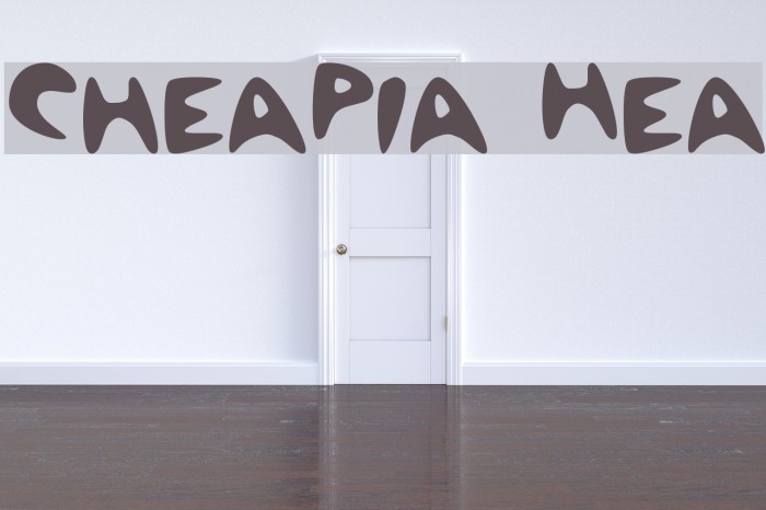 CheapPizza Heavy Font examples
