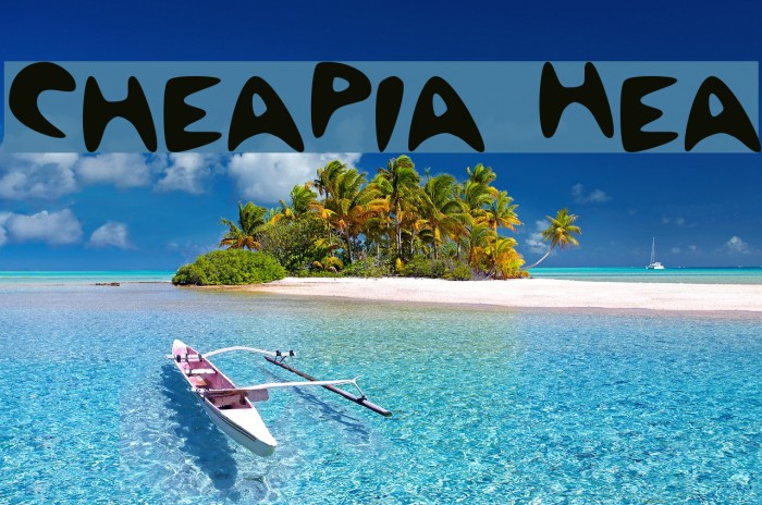CheapPizza Heavy Font examples