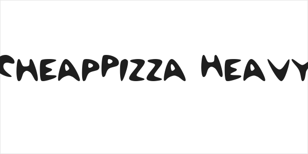 CheapPizza Heavy Logo