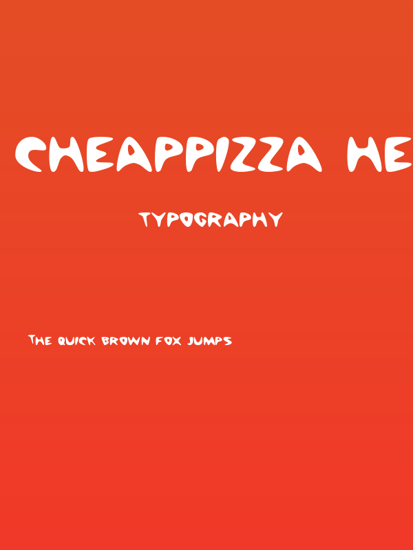 CheapPizza Heavy Poster