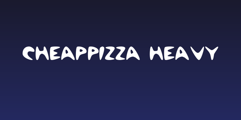 CheapPizza Heavy Social Header