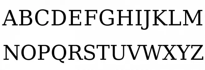 CheapProFonts Serif Pro Regular フォント 大文字