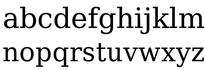 CheapProFonts Serif Pro Regular Font LOWERCASE