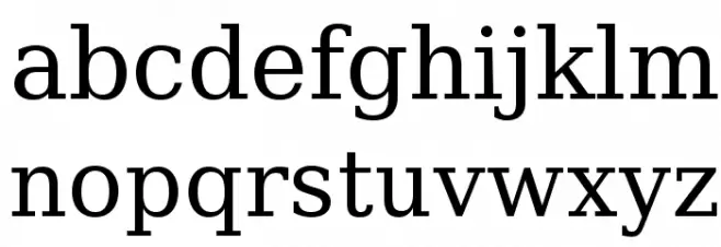 CheapProFonts Serif Pro Regular Шрифта строчной