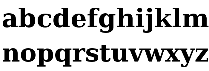 CheapProFontsSerifPro-Bold Font LOWERCASE