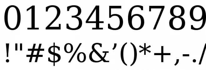 CheapProFontsSerifPro-Regular Font OTHER CHARS