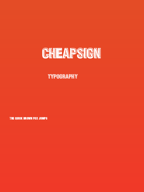 CheapSign Poster