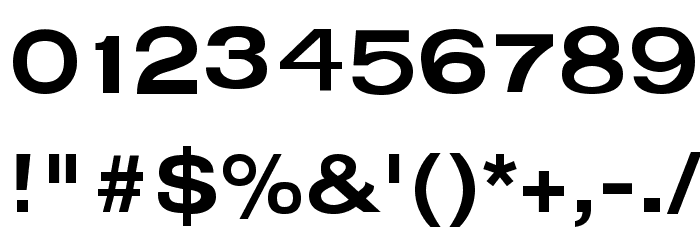 CheapSignage Standard Font OTHER CHARS