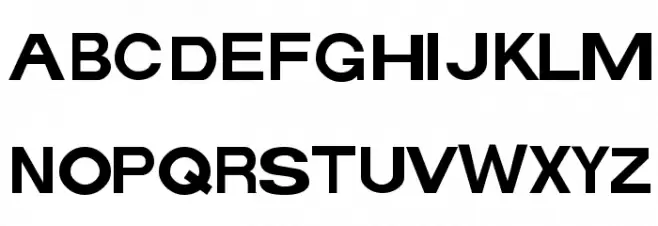 CheapSignage Standard Fonte MAIÚSCULAS