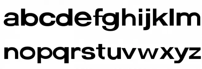 CheapSignage Standard Font LOWERCASE