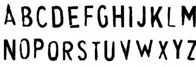 Cheapskate Fill Schriftart Groß
