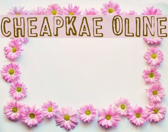 Cheapskate Outline Font examples
