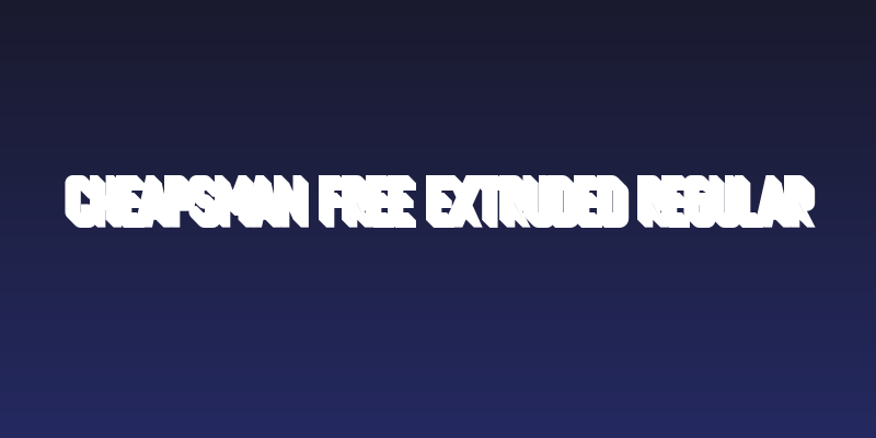 Cheapsman Free Extruded Regular Social Header