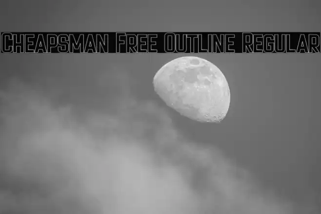 Cheapsman Free Outline Regular Font examples