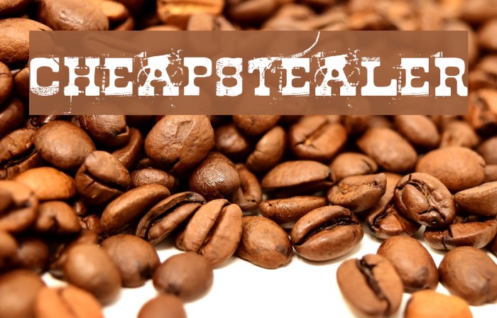 Cheapstealer Font examples