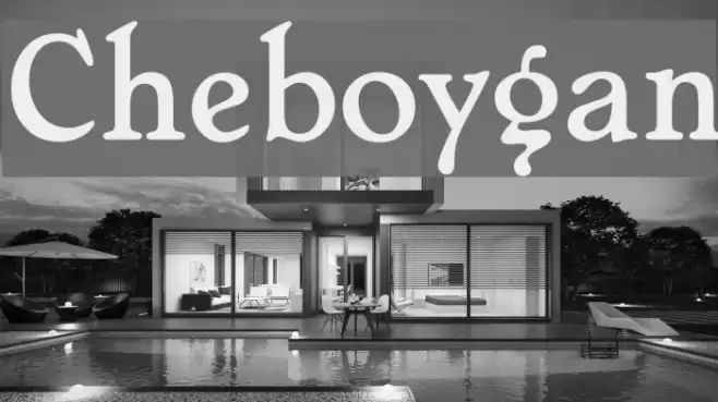 Cheboygan Font examples