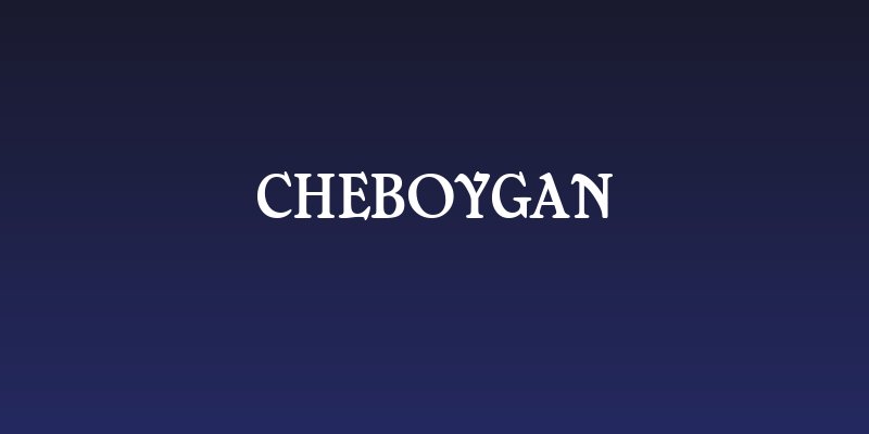 Cheboygan Social Header