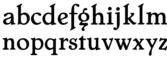 Cheboygan Font LOWERCASE