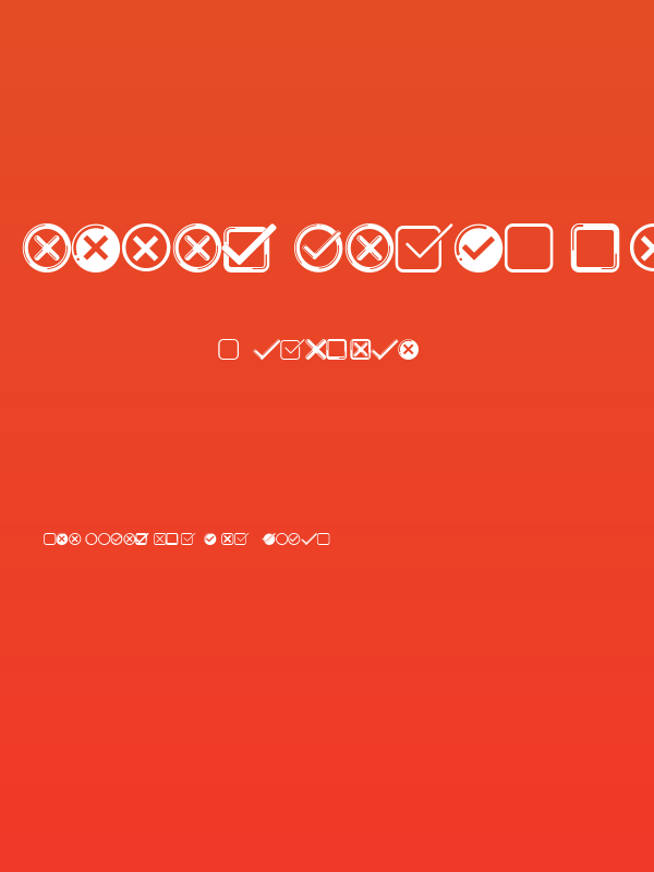 Check Icons Regular Poster