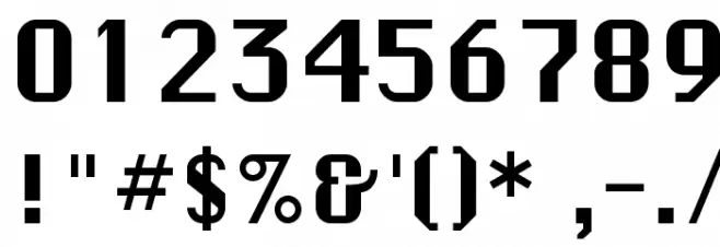 CheckboxFLF Font OTHER CHARS