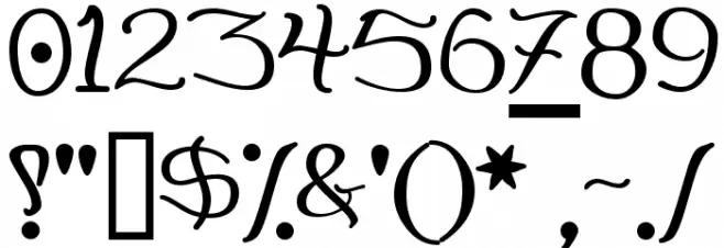 CheckerHat Font OTHER CHARS