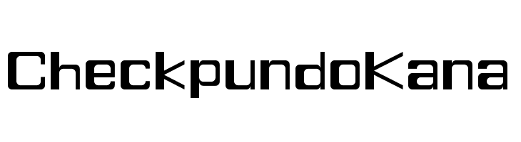 CheckpundoKana  नि: शुल्क फ़ॉन्ट्स डाउनलोड