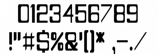 CheckpundoKanaNarrow Font OTHER CHARS