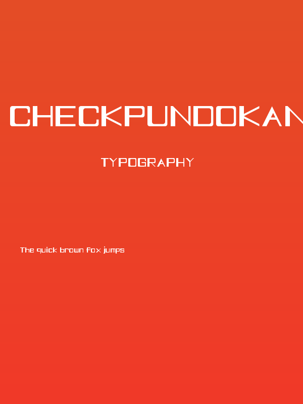 CheckpundoKana Poster