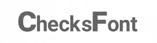 Checks Font  Скачать бесплатные шрифты